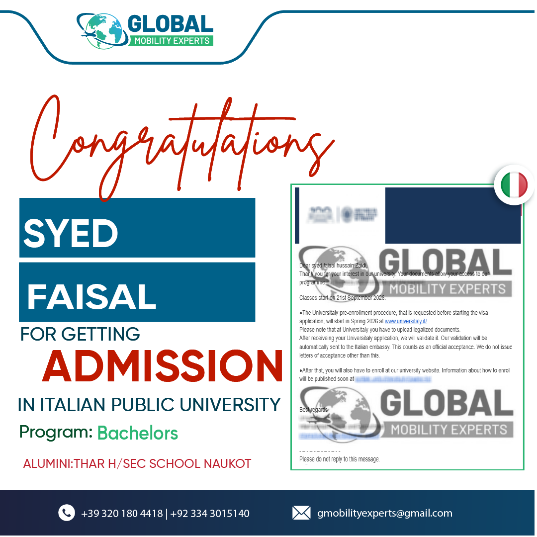 Admission FAISAL